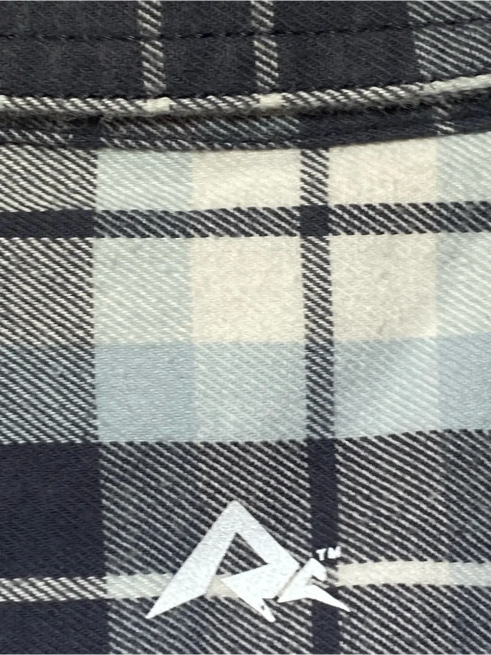 Classic Plaid Button-Down Shirt - Navy & White